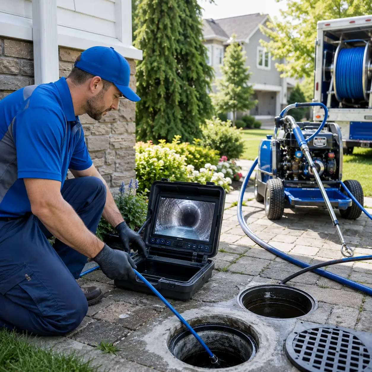Outdoor drain cleaning professionals serving Lilly, PA