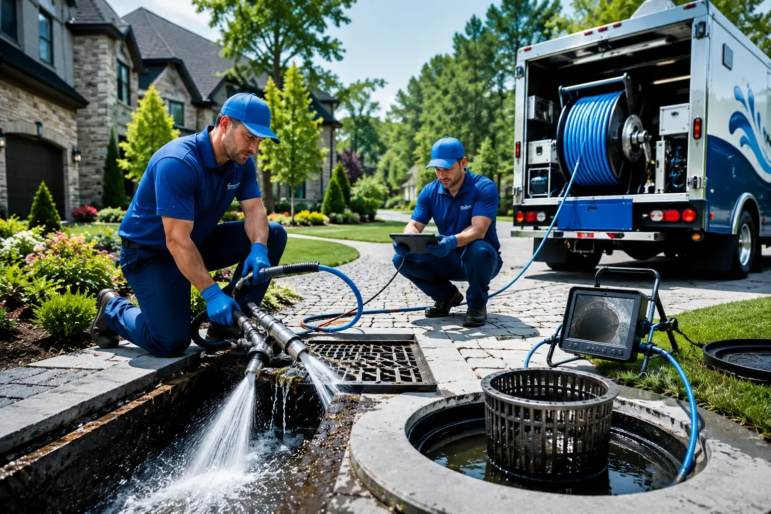 Local outdoor drain cleaning professionals in Lilly, PA
